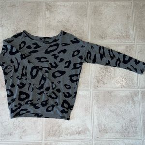 Rue21 Long Sleeve Leopard Print Shirt